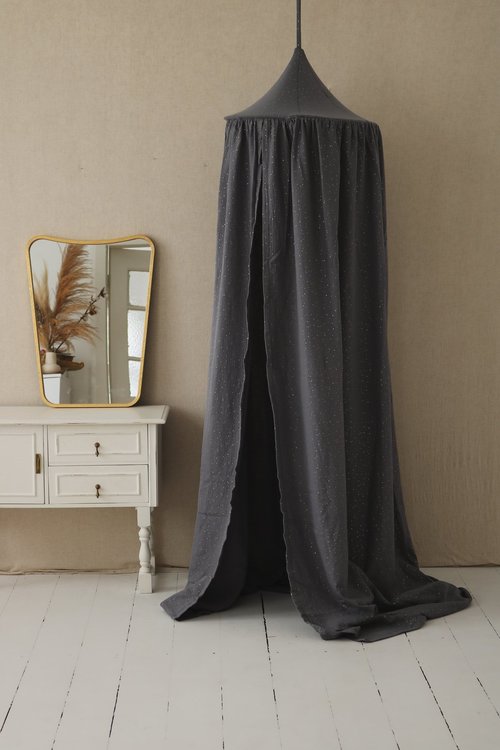 Moi Mili, Bed Canopy  - Gold Anthracite 