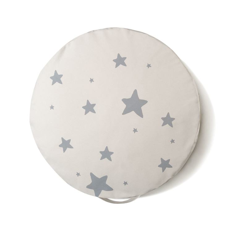 Bini pouf, grey stars seat pouf 