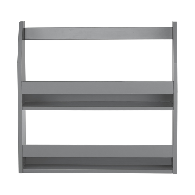 Grey bookcase for the children's room 