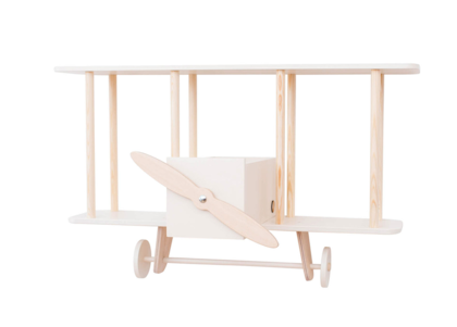 Up Warsaw, Biplane shelf white