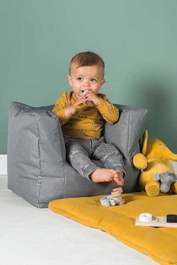 Jollein, Soffa Beanbag fåtölj, storm grey
