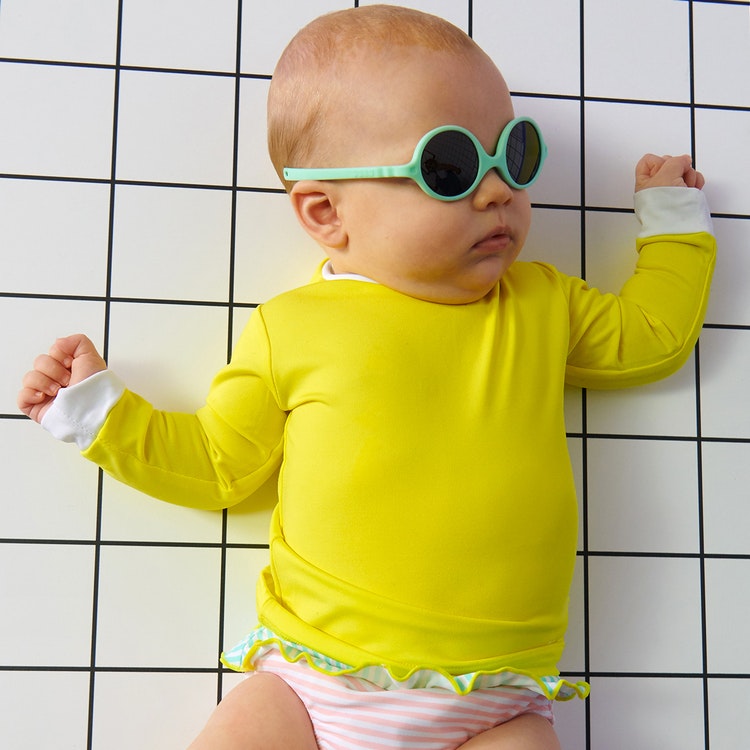 Kietla, solglasögon för barn 0-1 år, Diabola, Aqua - Babylove.se