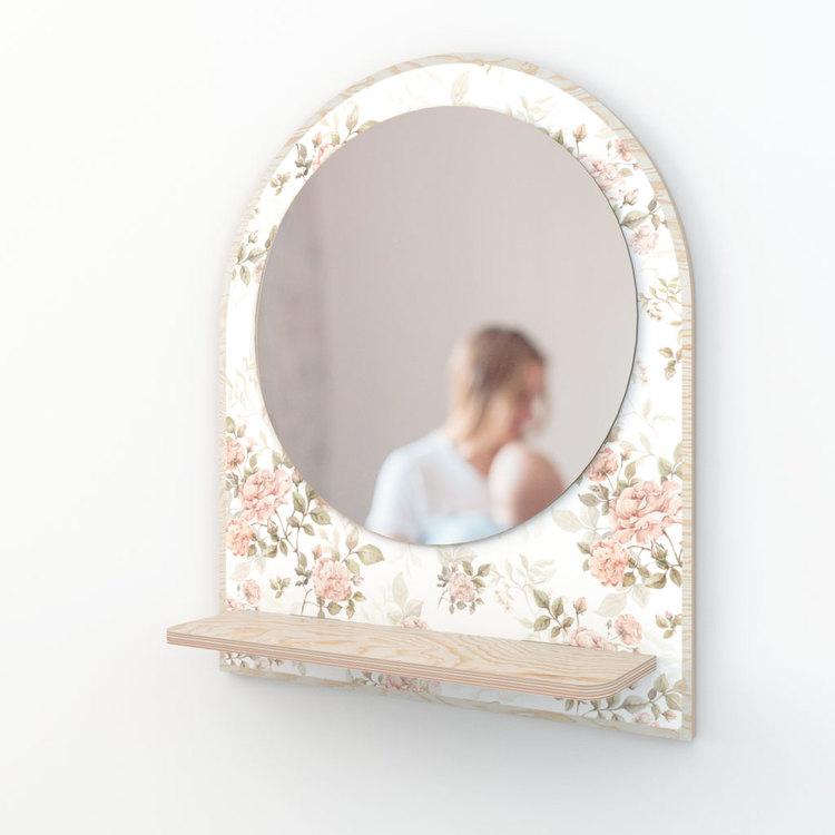 Dekornik, spegel roses 