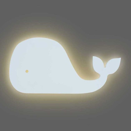 Jollein, night lamp whale grey