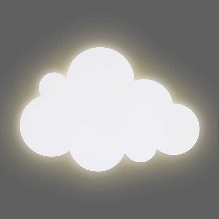 Jollein, night lamp in wood cloud white 