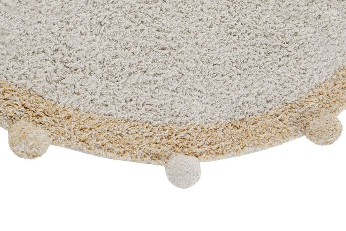 Lorena Canals carpet for children's room, bubbly Natural Honey 