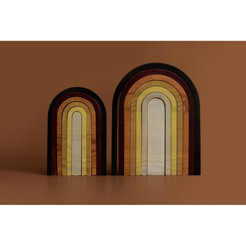 Minmin Copenhagen, mini rainbow earthy