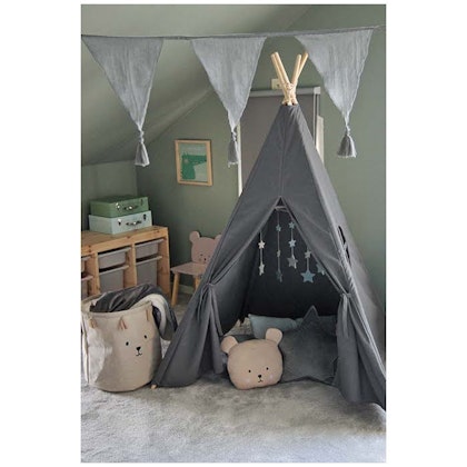 JaBaDaBaDo Tipi tent grey