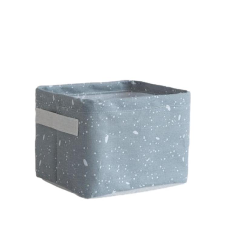 Small grey storage basket 