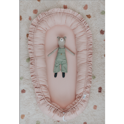 Babylove, powder pink baby nest