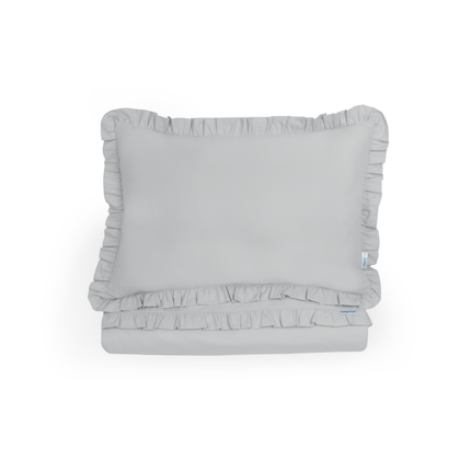 Babylove, Grey duvet cover set for cot and junior bed