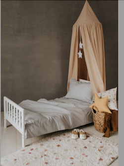 Babylove, Grey duvet cover set for cot and junior bed
