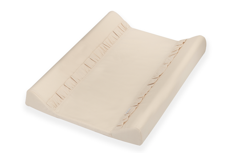 Babylove, changing mat with flounce, beige 