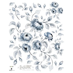 Dekornik, väggklistermärken Blue Roses