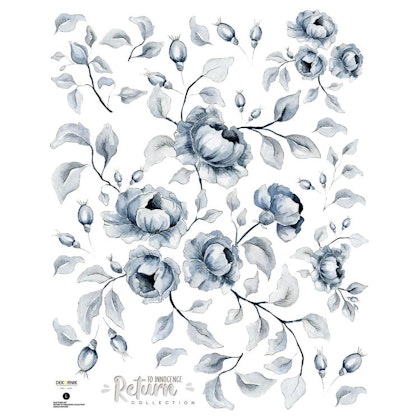 Dekornik, Wall Stickers blue roses