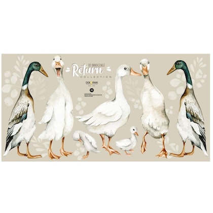 Dekornik, Wall Stickers white ducks