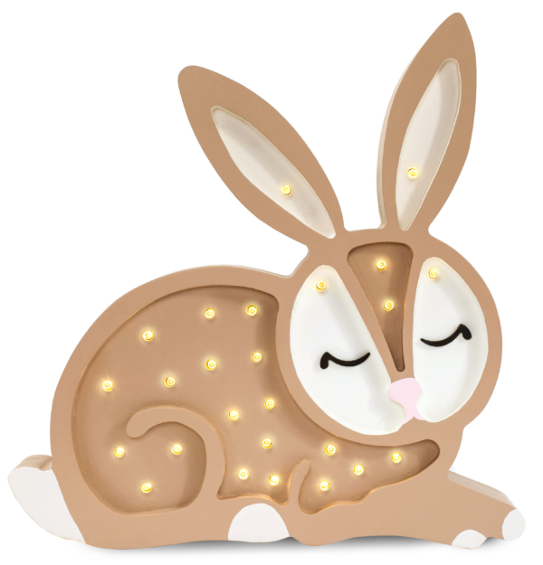 Little Lights, Night lamp for the children's room, Brown bunny 