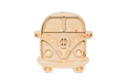 Little Lights, Night light for children's room, Wooden bus