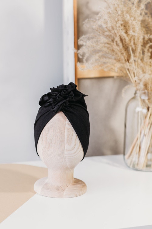 Looks by Luks turban / hat, Organic black