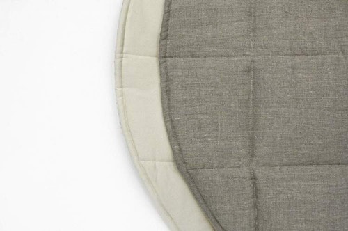 Moi Mili, linen play mat, natural linen