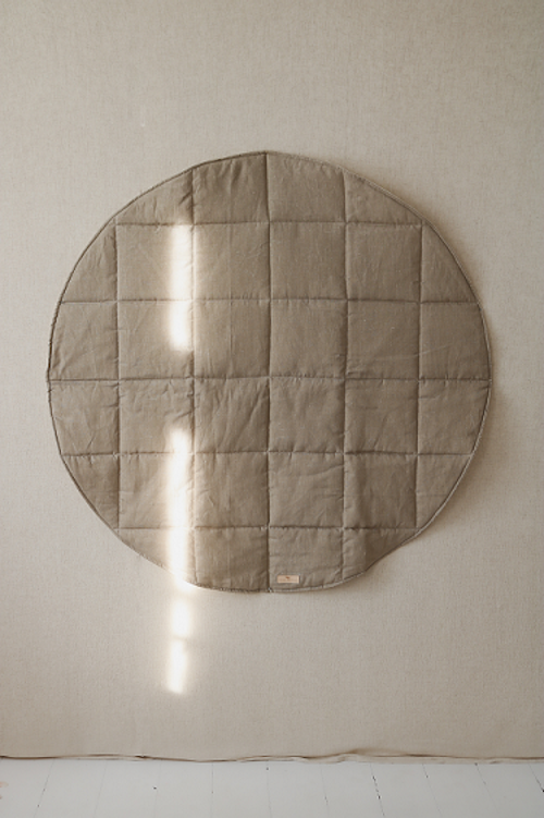 Moi Mili, linen play mat, natural linen