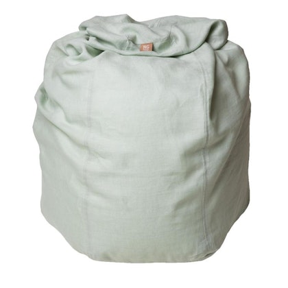 NG Baby, linen beanbag, sage green, mood