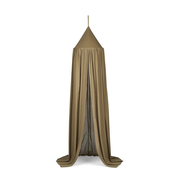 Liewood khaki bed canopy with LED lights 