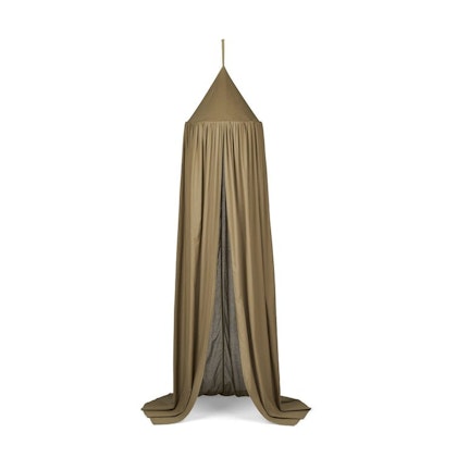 Liewood khaki bed canopy with LED lights