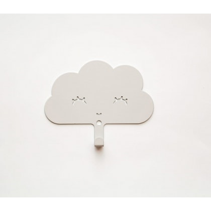 Cloud wall hanging in metal for the children's room