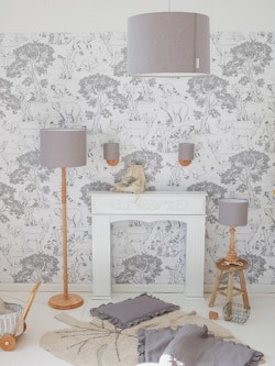 Lamps&Company, Table lamp for the children's room, grey linen