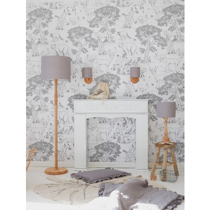 Lamps&Company, Wall lamp grey linen