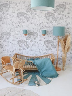 Lamps&Company, Blå linne taklampa till barnrummet