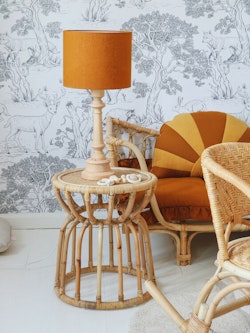 Lamps&Company, Table lamp for the children's room, mustard linen