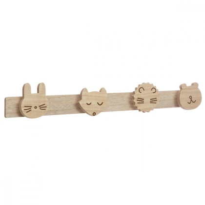 Hanger hook board animal wood