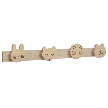 Hanger hook board animal wood