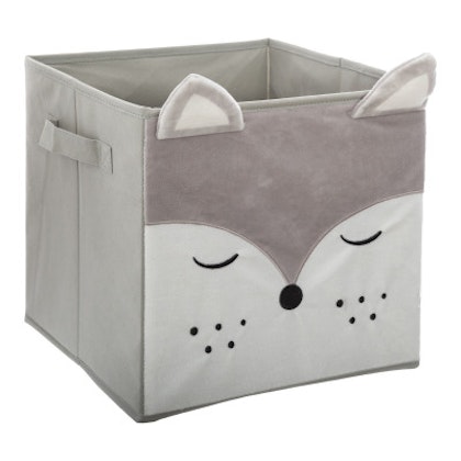 Storage basket velvet grey fox