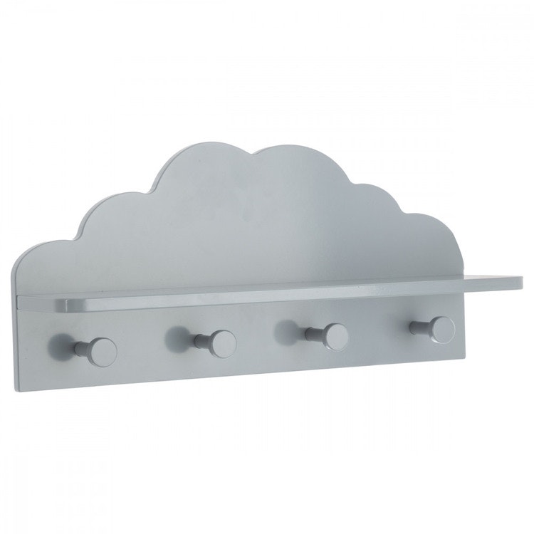 Shelf cloud for the children's room, grey 
