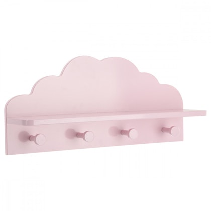 Shelf cloud for the children's room, pink