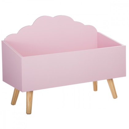 Förvaringslåda moln till barnrummet, rosa