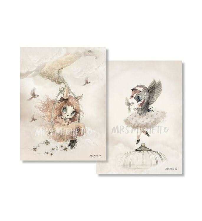 Mrs Mighetto, poster Miss Annie / Miss Sofia 2-pack 