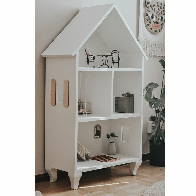 Lily, large white wooden dollhouse 