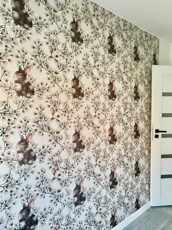 Dekorillo, wallpaper Rabbit world light 