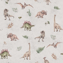 Dekorillo, tapet Grey dinos