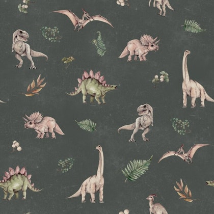 Dekorillo, wallpaper Green dinos