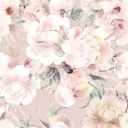 Dekorillo, tapet Pastel peonies