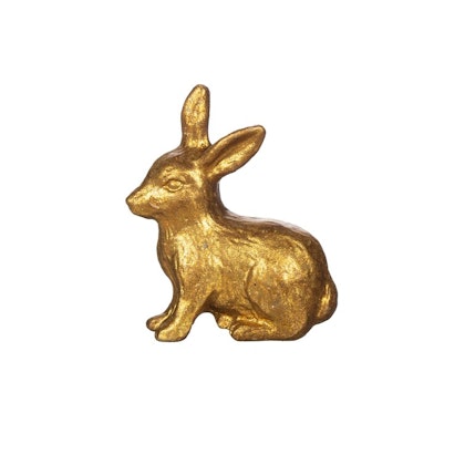 Sass & Belle, knob gold rabbit