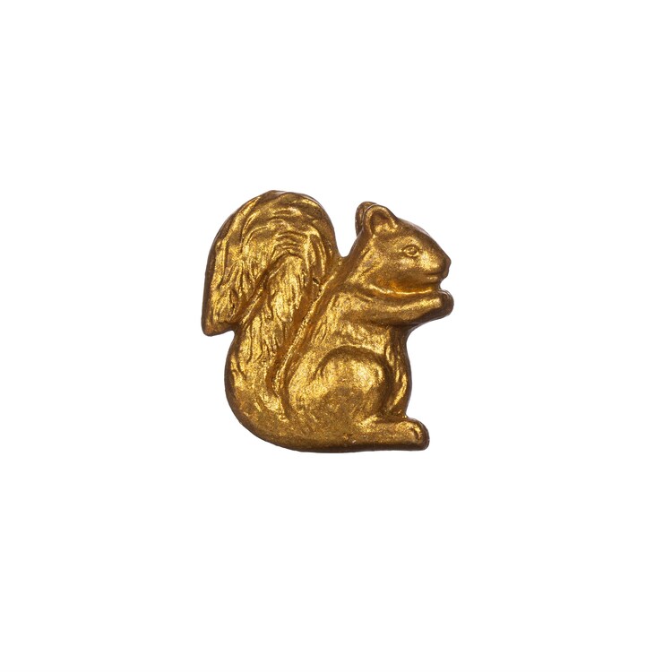 Sass & Belle, knob  gold squirrel 