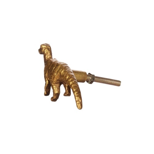 Sass & Belle, knopp guld dinosaurie