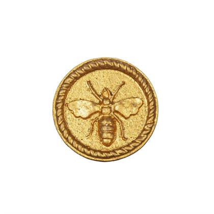 Sass & Belle, round knob gold bee