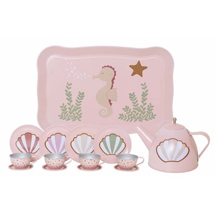 Jabadabado, tea set in case, seahorse